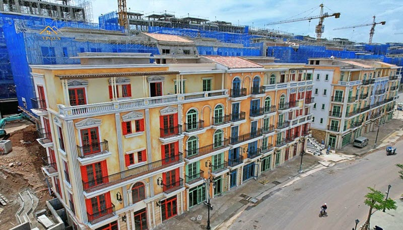 Tiến độ Shophouse The Center Ph&uacute; Quốc th&aacute;ng 8/2021- Ảnh 4